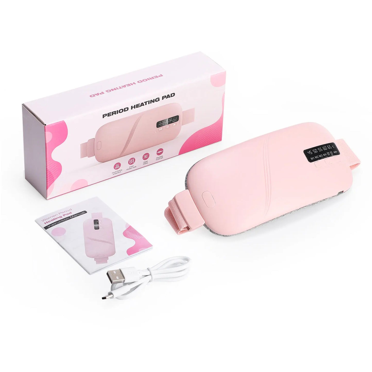 Electric Heating Vibration Waist Massage Belt