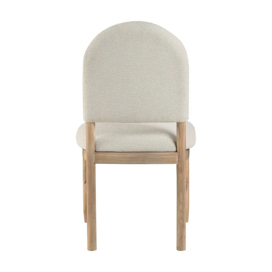2 set, Beige Fabric Upholstered Seat Back Luxury