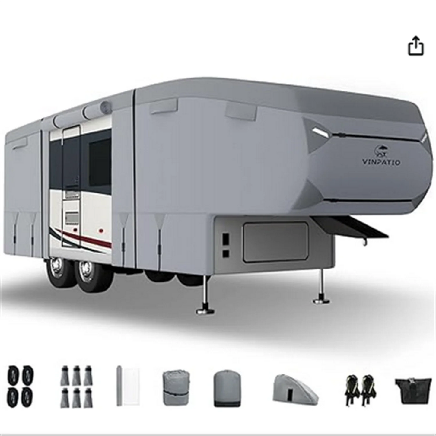 RV Cover Upgraded 6 Layers Heavy Duty