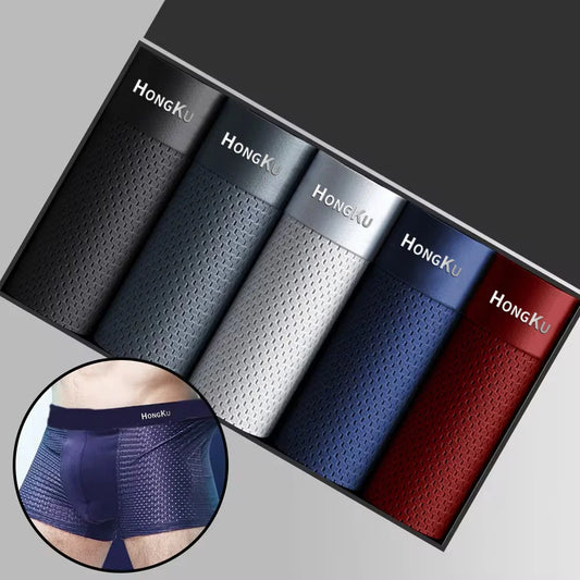 4/5 PCS Men Boxer Ropa Breathable Bamboo