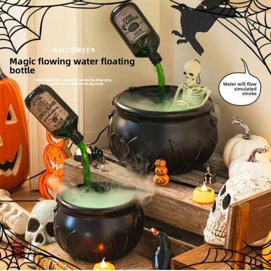 Home Decor Witch Cauldron Fog Machine