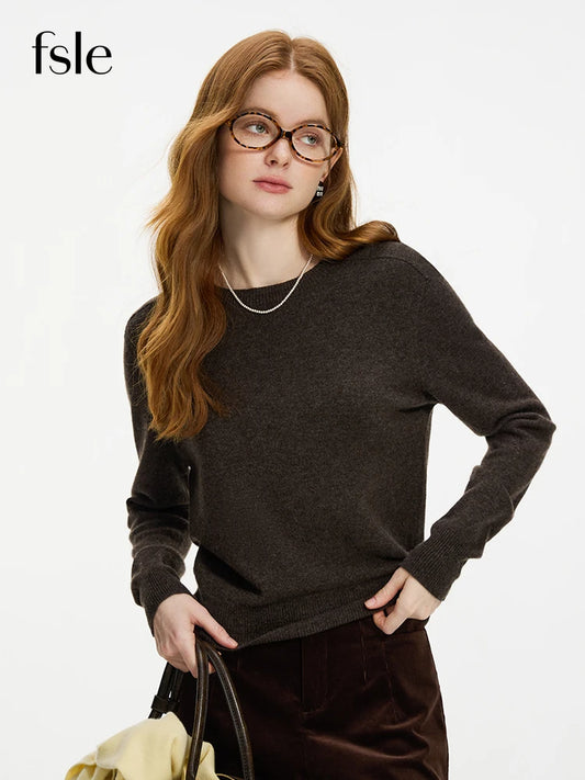 One-piece Knit Shirt Sweater For Women