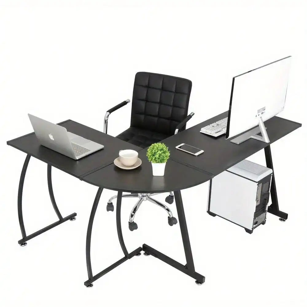Modern L-Shaped Corner Computer Desk