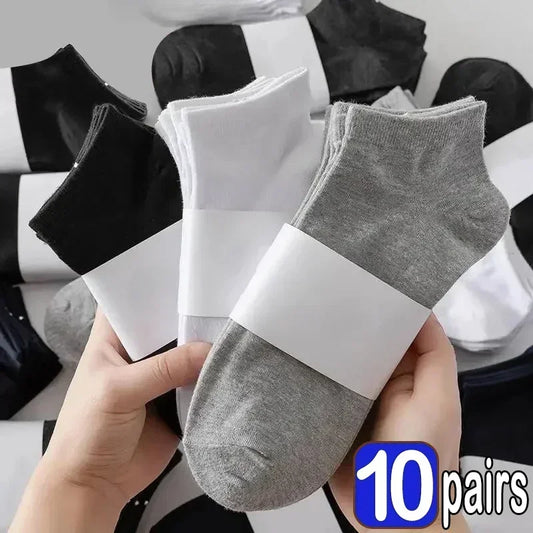 10 Pair Men Ankle Socks