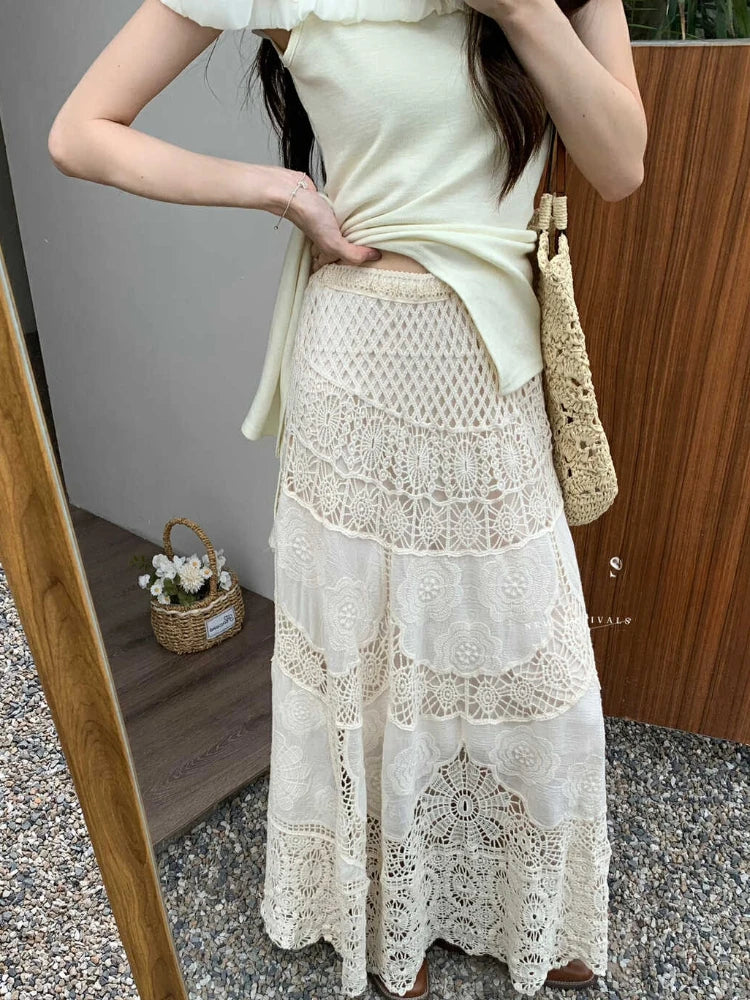 Bohemian Long Swing Women Chic Skirt