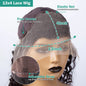 Lace Front Human Hair Wigs Deep Wave