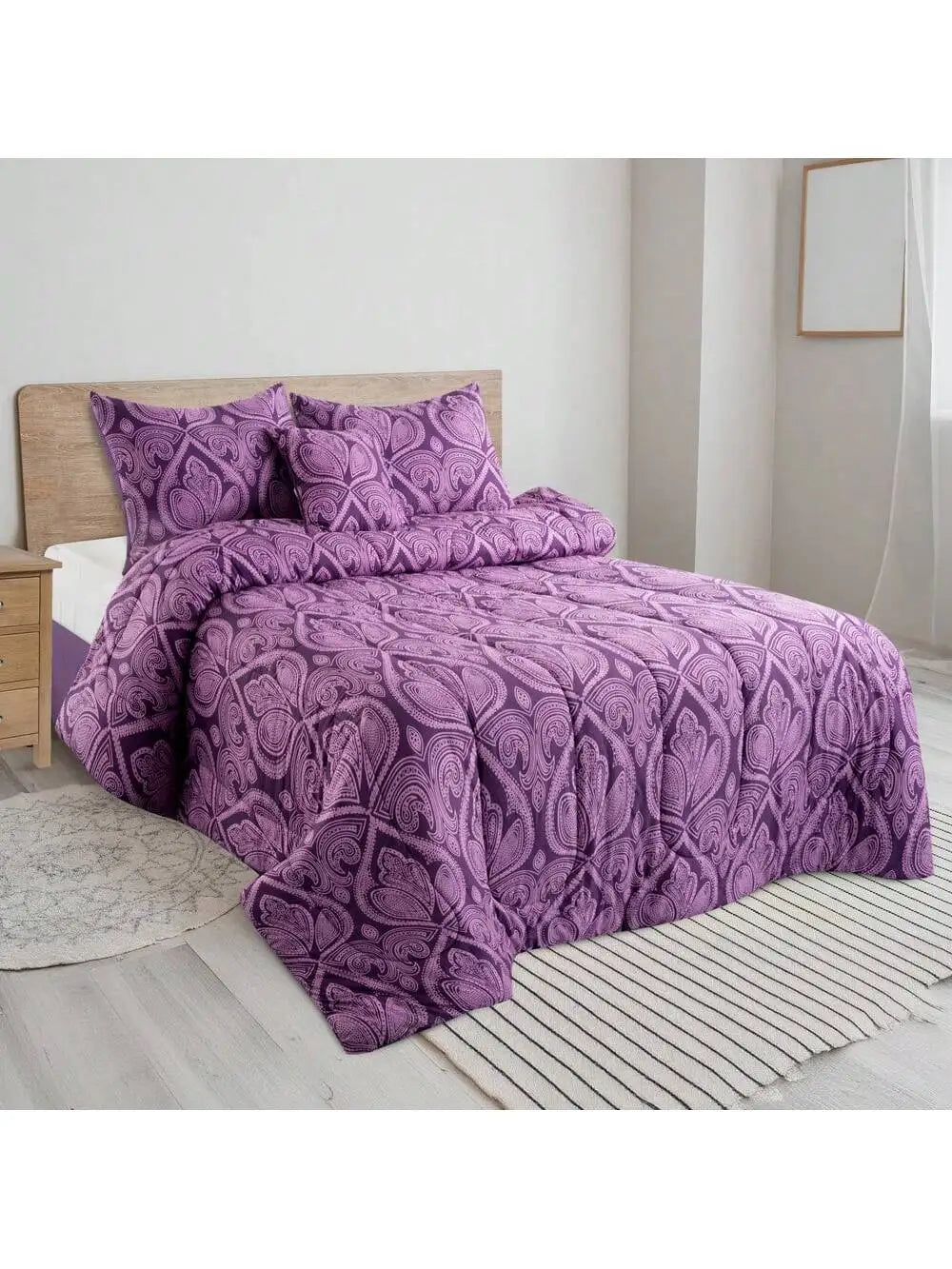 Lux Décor 5-Piece Reversible Comforter Set