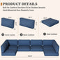 14 Piece Sofa Cushion Set High Density Foam Waterproof