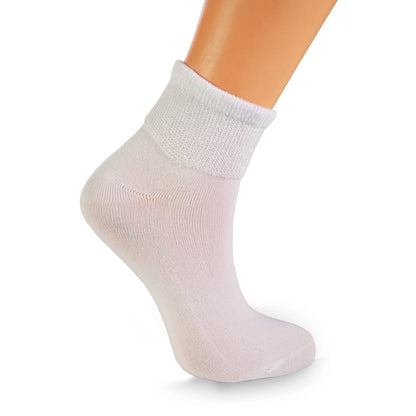 3 Pair Diabetic Ankle Socks Cotton