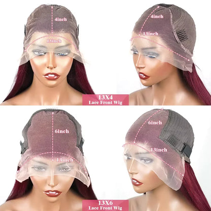 Highlight Bone Straight Lace Front Human Hair