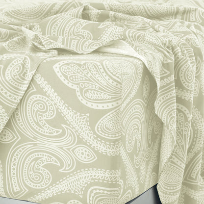Lux Decor 4-Piece Paisley Bed Sheet Set
