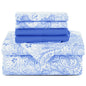 Lux Decor 6Pc Paisley Sheet Set – Soft Microfiber, Wrinkle-Free, Luxurious Printed Bed Sheets
