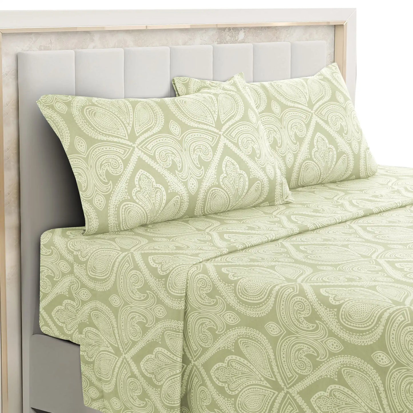 Lux Decor 4-Piece Paisley Bed Sheet Set