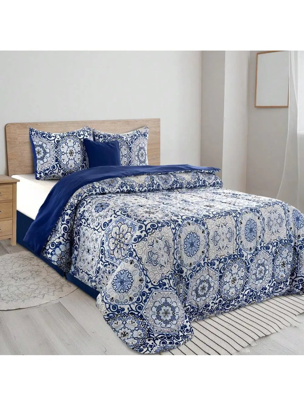 Lux Décor 5-Piece Reversible Comforter Set