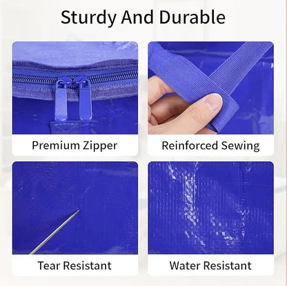6 Pack Extra Large Moving Bags Heavy Duty Zippers