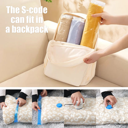 Vacuum Storage Bags with Electric Pumps (S/M/L)