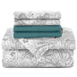 Lux Decor 6Pc Paisley Sheet Set – Soft Microfiber, Wrinkle-Free, Luxurious Printed Bed Sheets