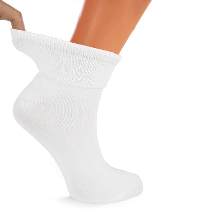 3 Pair Diabetic Ankle Socks Cotton