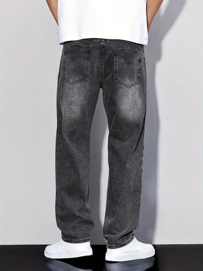 Men's Classic Straight Leg Jeans Regular Fit