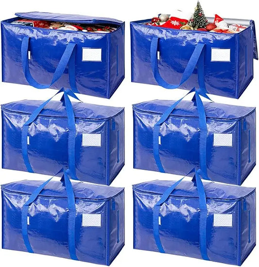 6 Pack Extra Large Moving Bags Heavy Duty Zippers