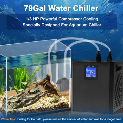 Aquarium Chiller for Fish Tank with Remote Control Pump