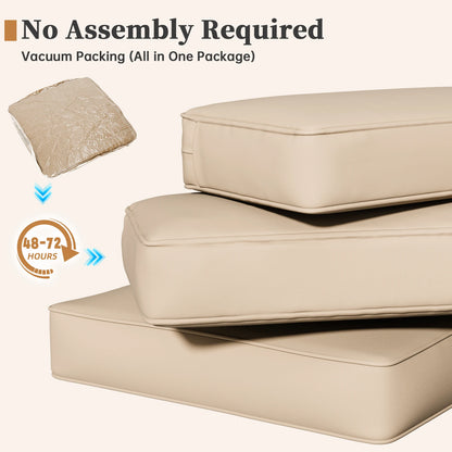 14 Piece Sofa Cushion Set High Density Foam Waterproof