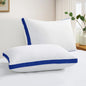 Lux Décor Bed Pillows- Set of 2 - Hotel Quality