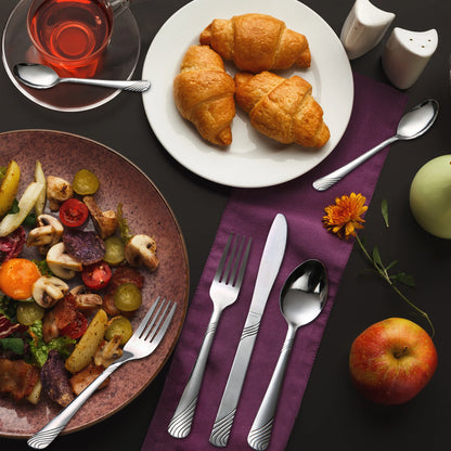 48Pcs Flatware Set Stainless Steel Knife Fork Spoon