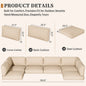 14 Piece Sofa Cushion Set High Density Foam Waterproof