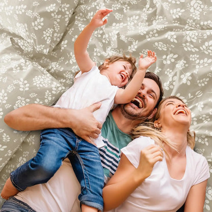 Lux Décor 4Pc Floral Sheet Set – Soft Microfiber