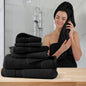 Lux Decor 6-Piece Bath Towel Set, Absorbent