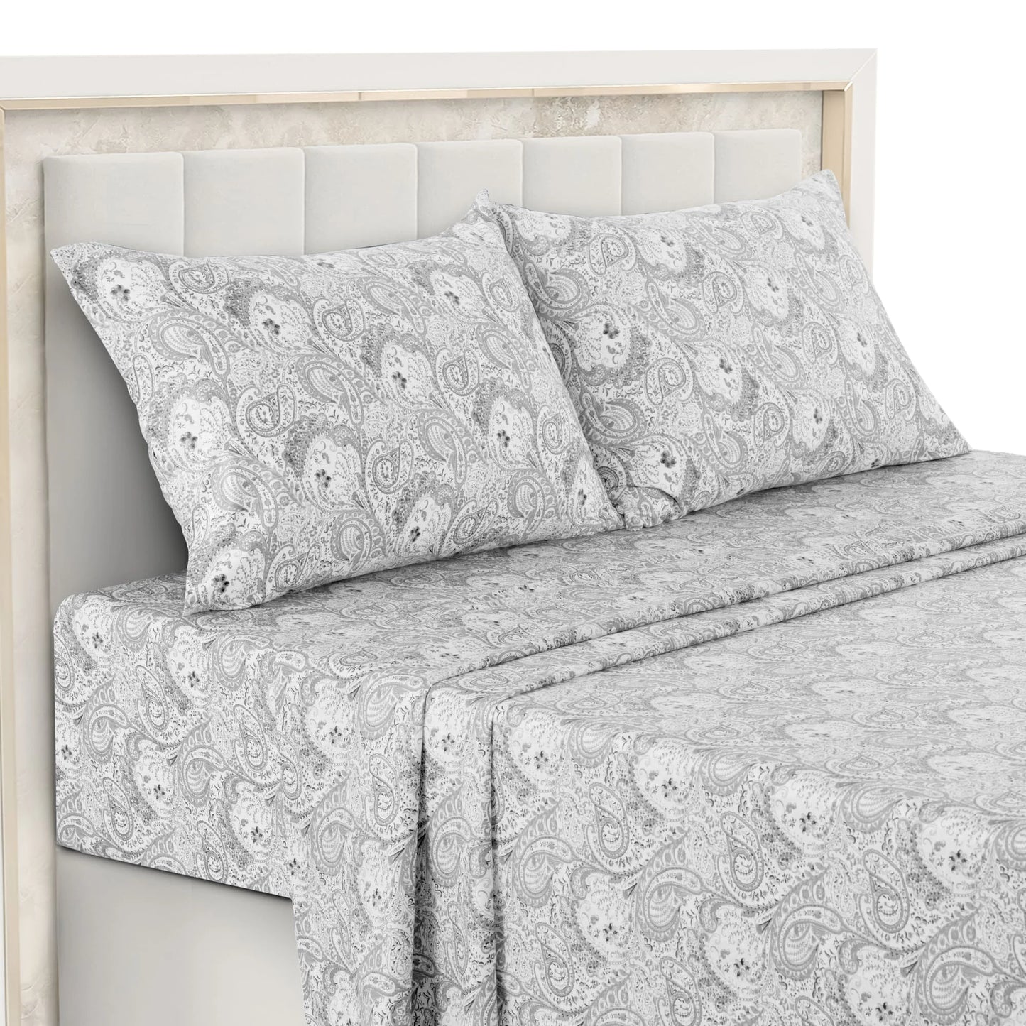 Lux Decor 4-Piece Paisley Bed Sheet Set