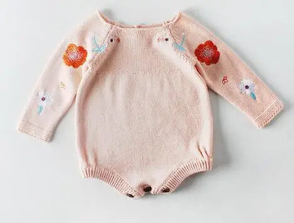 Knitted Baby Romper Newborn Clothes Long Sleeve