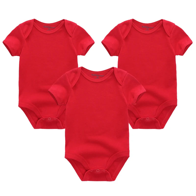 3 Pcs Baby Boy Jumpsuits, Bodysuit 100%Cotton