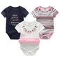 3 Pcs Baby Boy Jumpsuits, Bodysuit 100%Cotton