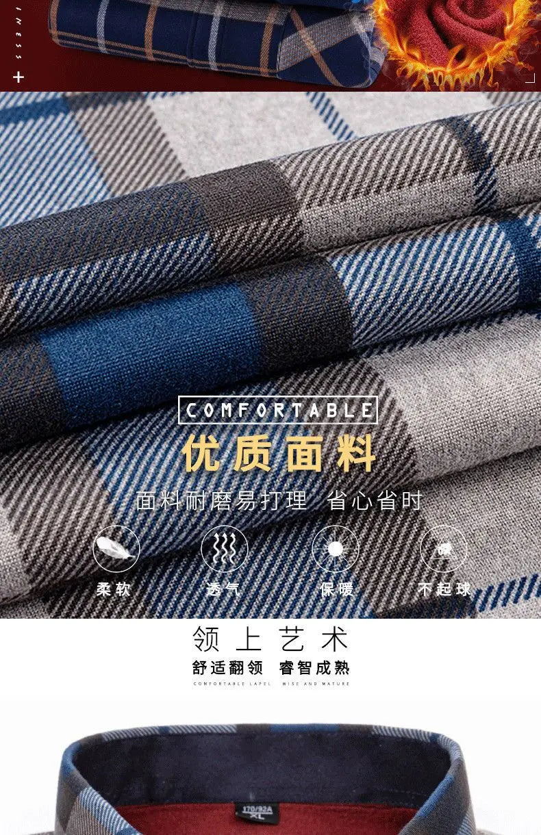 Men's Fashion Casual Striped Long Sleeve Shirt