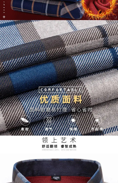 Men's Fashion Casual Striped Long Sleeve Shirt