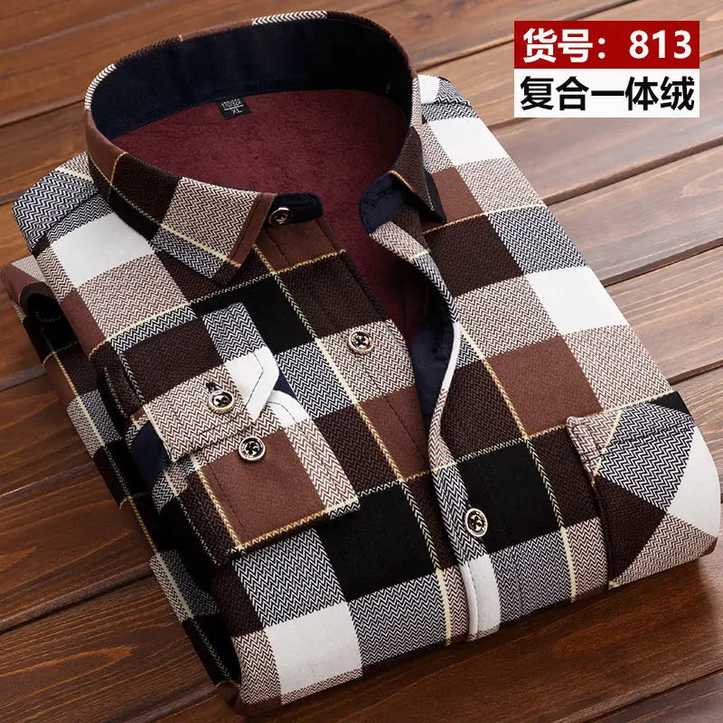 Men's Fashion Casual Striped Long Sleeve Shirt