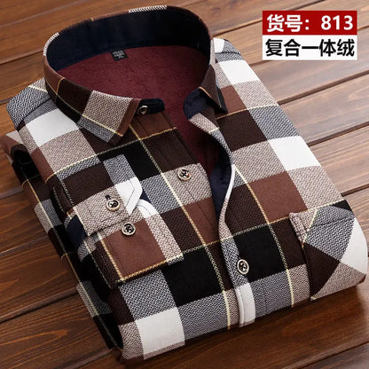 Men's Fashion Casual Striped Long Sleeve Shirt