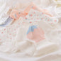 5pc Teen Girl Cotton Strawberry Middle Waist Panties