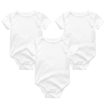 3 Pcs Baby Boy Jumpsuits, Bodysuit 100%Cotton
