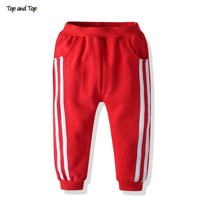 Infant Baby Boy Casual Striped Zipper Tracksuit