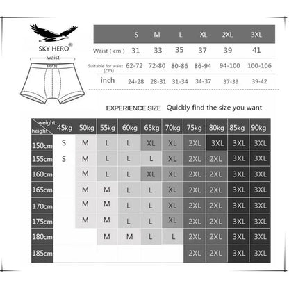 6pcs Men Boxer Briefs Shorts Underwear