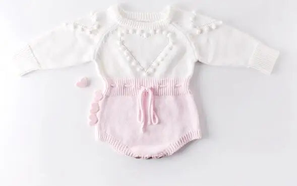 Knitted Baby Romper Newborn Clothes Long Sleeve