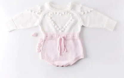 Knitted Baby Romper Newborn Clothes Long Sleeve
