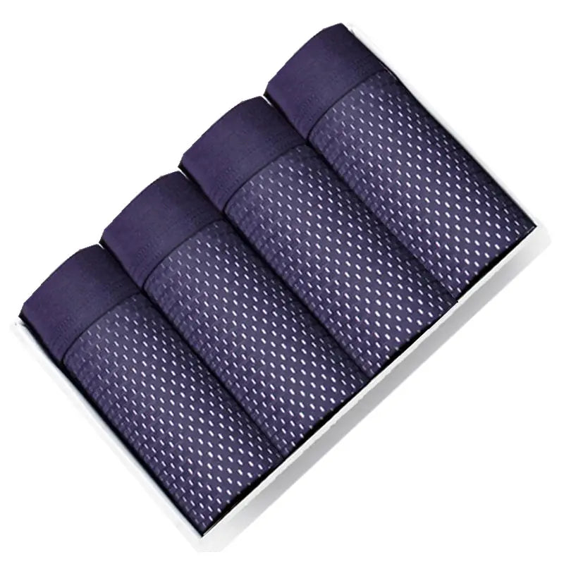 4pcs Large Sizes Boxer Men Underwear