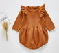 Baby Girls Knitting Romper Red Fashion