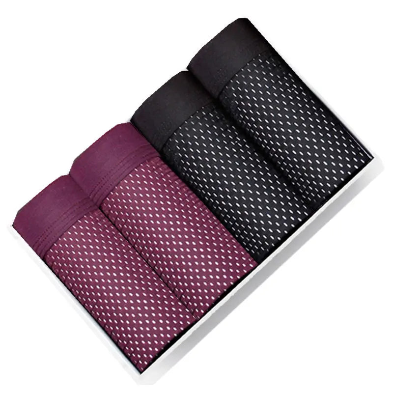 4pcs Large Sizes Boxer Men Underwear