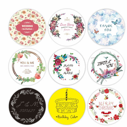 1000 PCS Stickers Customize Logo Label Personalized Packaging Labels