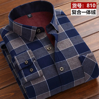 Men's Fashion Casual Striped Long Sleeve Shirt